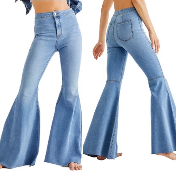 Free People Flare Jeans - Picture 4 of 6